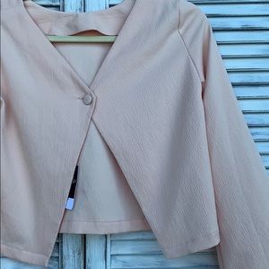NWT TopShop Blazer Top
